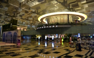 Aeropuerto Internacional Changi en Singapur.