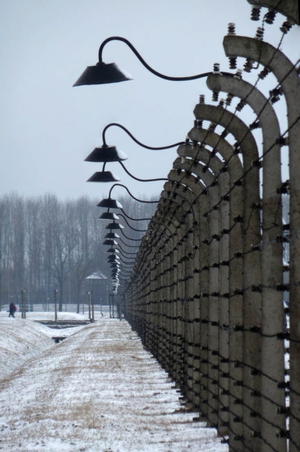 Alambrada de Auschwitz II.